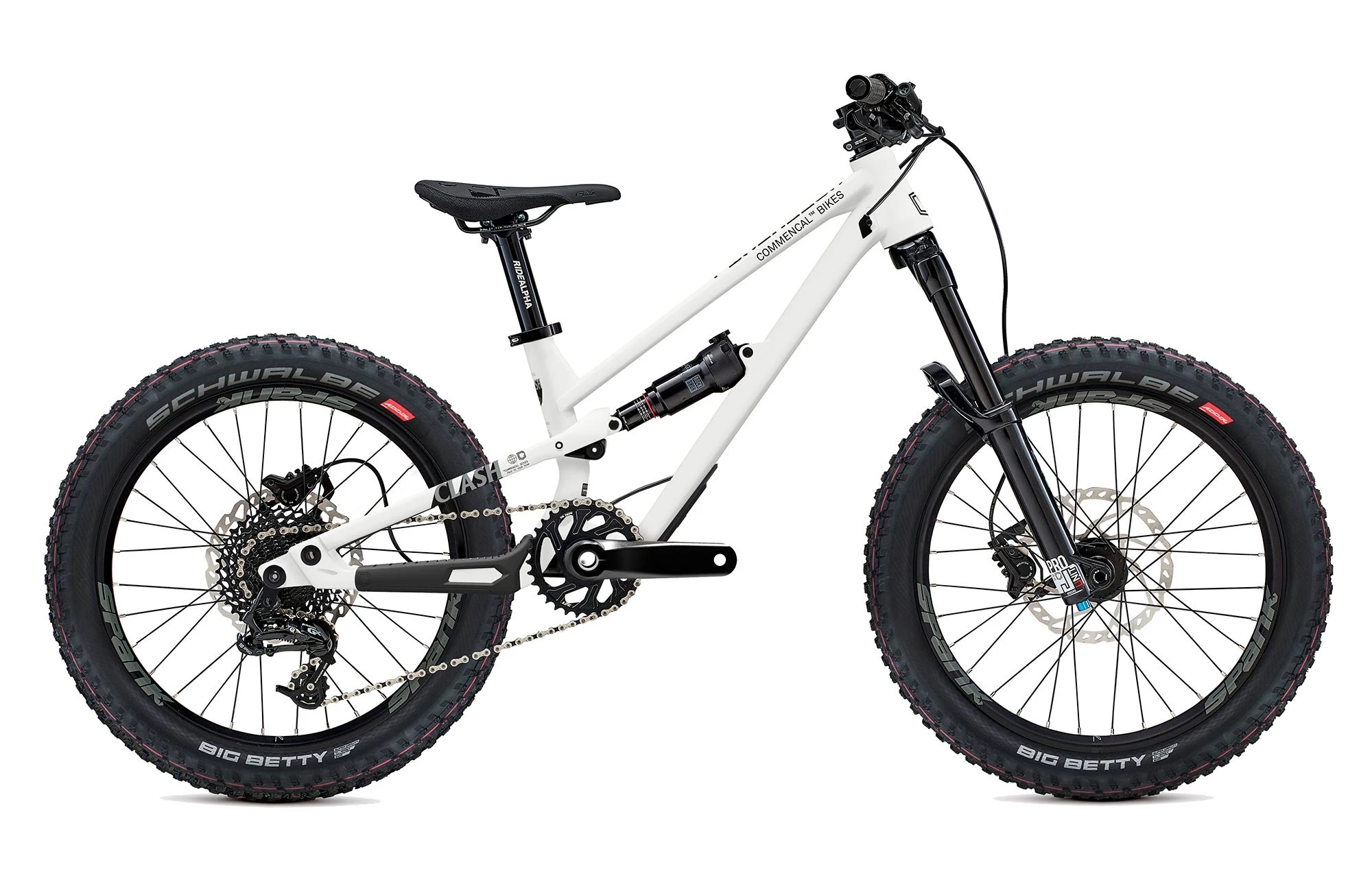 COMMENCAL CLASH 20 V2 PURE WHITE 3 COMMENCAL CLASH 20 V2 PURE WHITE