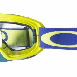 MASQUE OAKLEY O FRAME 2.0 MX LIME BLUE CLEAR LENS