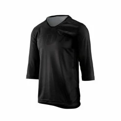 MAILLOT MANCHES 3/4 100% AIRMATIC BLACK