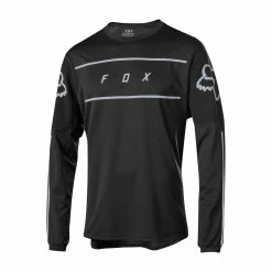 MAILLOT MANCHES LONGUES FOX FLEXAIR FINE LINE BLACK