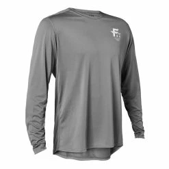 MAILLOT MANCHES LONGUES FOX RANGER BIG F DARK GREY