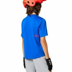 MAILLOT MANCHES COURTES FOX KIDS RANGER BLUE -BIKE Soldes 2023 T21MTMCFOXKRAB 03 2000