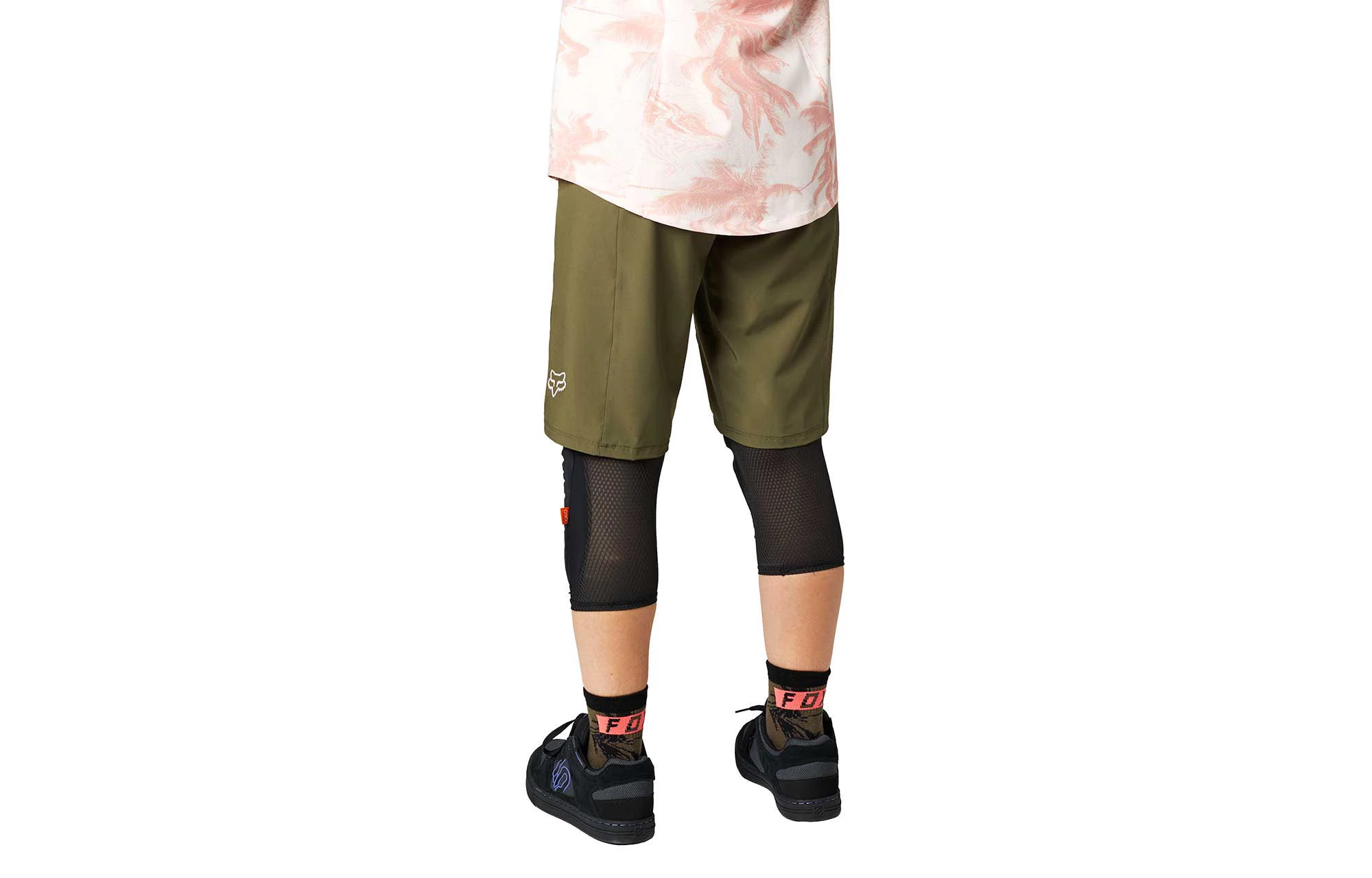 SHORT FOX WOMEN FLEXAIR LITE NO LINER OLIVE GREEN 4 SHORT FOX WOMEN FLEXAIR LITE NO LINER OLIVE GREEN – Image 2