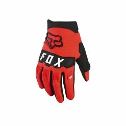 GANTS FOX KIDS DIRTPAW FLUO RED