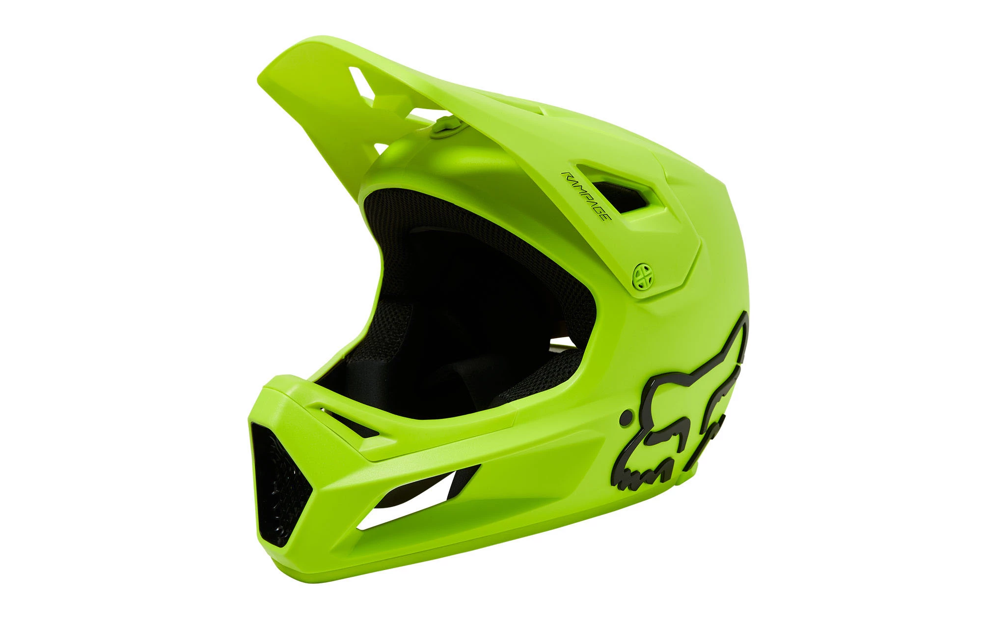 CASQUE FOX KIDS RAMPAGE FLUO YELLOW 4 CASQUE FOX KIDS RAMPAGE FLUO YELLOW – Image 2