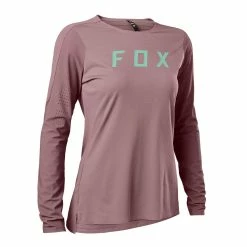MAILLOT MANCHES LONGUES FOX WOMEN FLEXAIR PRO PLUM PERFECT