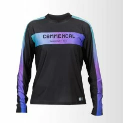 MAILLOT MANCHES LONGUES COMMENCAL WOMEN RACE GREY POLYCHROM